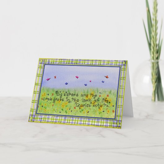 Big Sisters - Wenskaart Kaart (Voorkant)