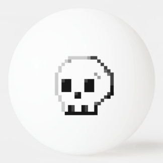 Big Skull-pixel, 8-bits Ping Pong Ball