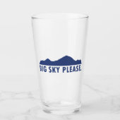 Big Sky Alsjeblieft Glas (Voorkant)