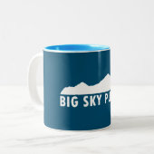 Big Sky Alsjeblieft Tweekleurige Koffiemok (Voorkant links)