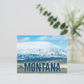 Big Sky Country Montana Mountains Travel Souvenir Briefkaart (Staand voorkant)
