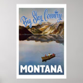 Big Sky Country Montana Poster (Voorkant)