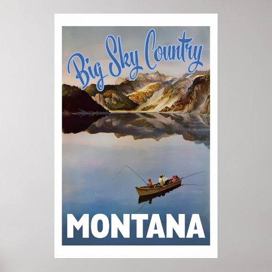 Big Sky Country Montana Poster (Voorkant)
