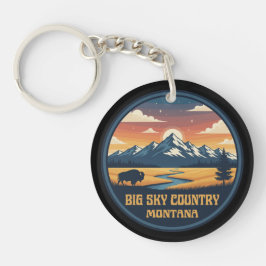 Big Sky Country Montana Sleutelhanger
