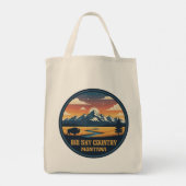 Big Sky Country Montana Tote Bag (Achterkant)