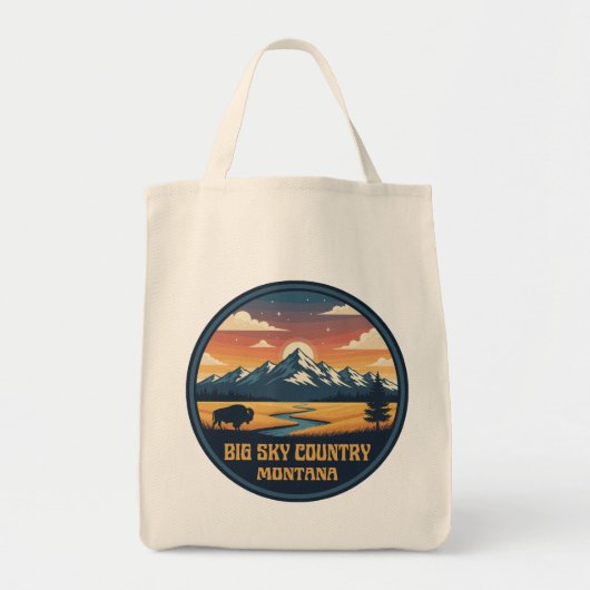 Big Sky Country Montana Tote Bag (Voorkant)
