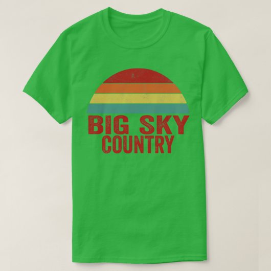 Big Sky Country T-shirt (Design voorkant)