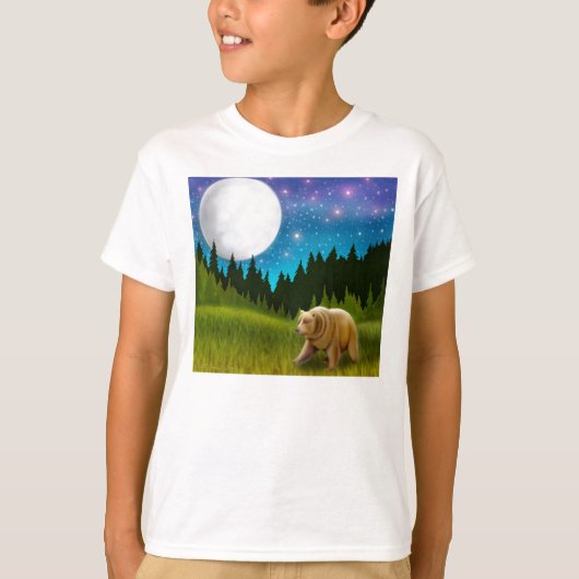 Big Sky Grizzly Kinder Sweatshirt (Voorkant)