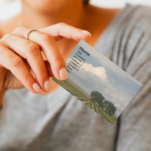 Big Sky landbouwgrond landschap Visitekaartje