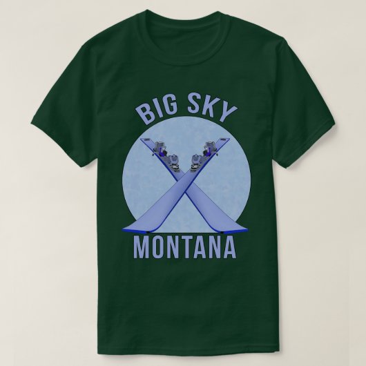 Big Sky Montana 1 T-shirt (Design voorkant)