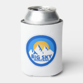 Big Sky, Montana Blikjeskoeler (Blikje Voorkant)