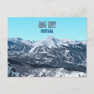 Big Sky Montana  Briefkaart