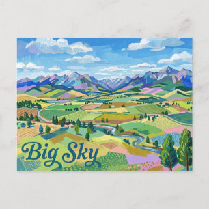 Big Sky Montana Briefkaart