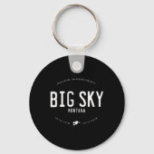 Big Sky Montana Graphic Disted  Snowboa Sleutelhanger (Voorkant)