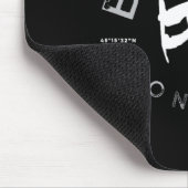 Big Sky Montana Graphic  Snowboarden Muismat (Hoek)