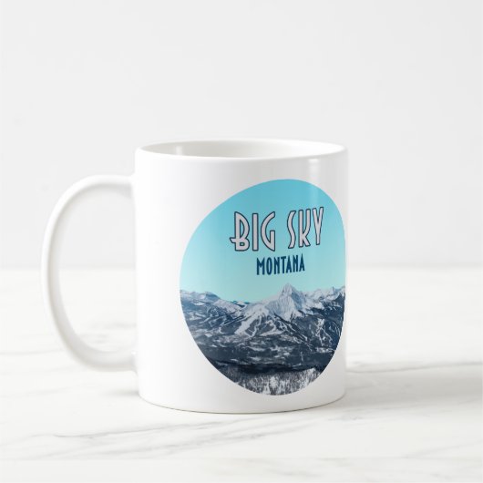 Big Sky Montana  Koffiemok (Links)