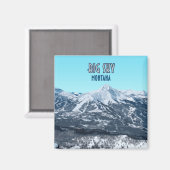 Big Sky Montana  Magneet (Voorkant / Achterkant)