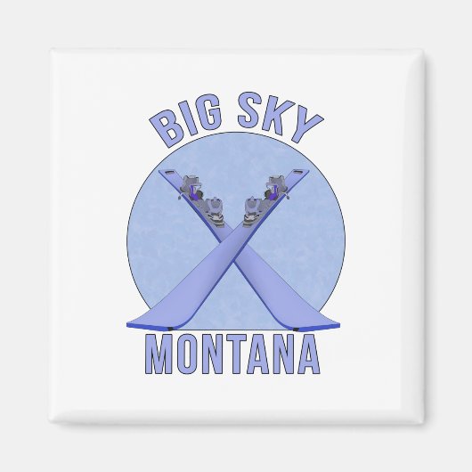 Big Sky, Montana Magneet (Voorkant)