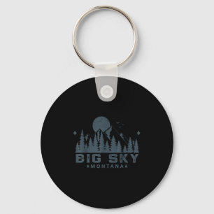  Big Sky Montana Mt Ski Mountain Outdoor VA Sleutelhanger