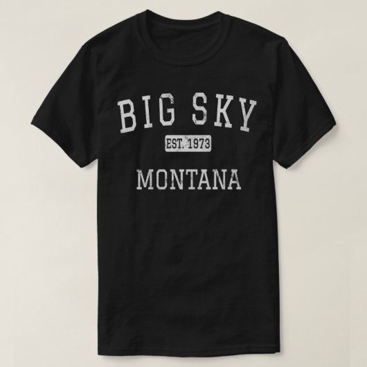 Big Sky Montana MT T-shirt (Design voorkant)