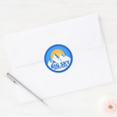 BIG SKY MONTANA RONDE STICKER (Envelop)