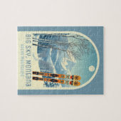 Big Sky Montana Ski Resort spel Legpuzzel (Horizontaal)