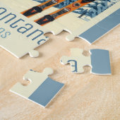 Big Sky Montana Ski Resort spel Legpuzzel (Zijkant)