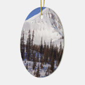 Big Sky Montana skiën en snowboardvakantie Keramisch Ornament (Links)