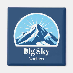 Big Sky Montana skigebied kinder Magneet