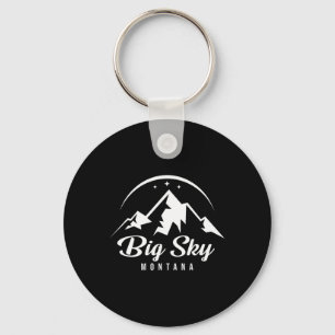 Big Sky Montana Skigebied Snowboarden Sleutelhanger