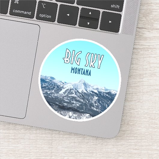 Big Sky Montana  Sticker (Detail)