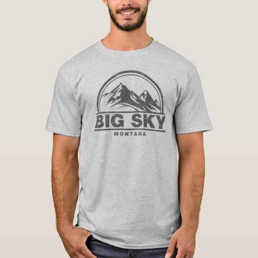 Big Sky Montana T-shirt (Voorkant)