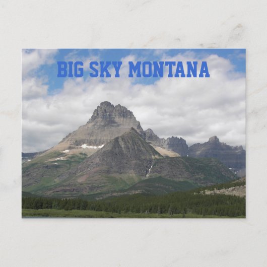 Big Sky Montana Travel Foto Briefkaart (Voorkant)