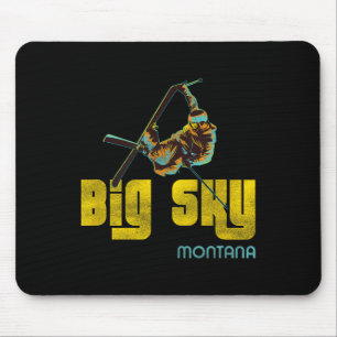 Big Sky Montana Vintage Skiing  Muismat