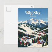 Big Sky Montana, VS Briefkaart (Voorkant / Achterkant)