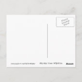 Big Sky Over Wiltshire briefkaart (Achterkant)