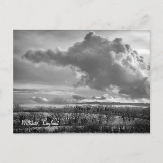 Big Sky Over Wiltshire briefkaart (Voorkant)