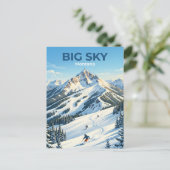 Big Sky Resort Montana Briefkaart (Staand voorkant)
