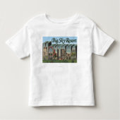Big Sky Resort, Montana - Grote lettertjes Kinder Shirts (Voorkant)