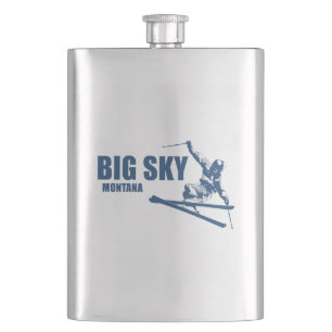 Big Sky Resort Montana Skier Flacon