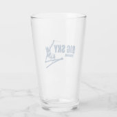 Big Sky Resort Montana Skier Glas (Achterkant)