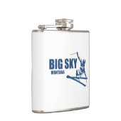 Big Sky Resort Montana Skier Heupfles (Rechts)