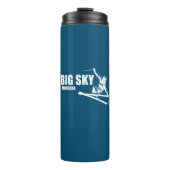 Big Sky Resort Montana Skier Thermosbeker (Voorkant)