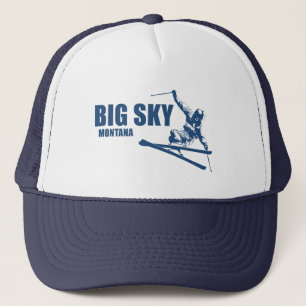 Big Sky Resort Montana Skier Trucker Pet