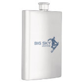 Big Sky Resort Montana Snowboarder Flacon (Rechts)