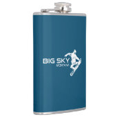 Big Sky Resort Montana Snowboarder Heupfles (Rechts)