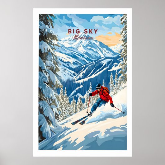 Big Sky Ski Print 1 (Voorkant)