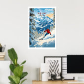 Big Sky Ski Print 1 (Thuiskantoor)