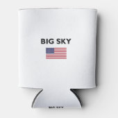 Big Sky USA American Flag Light Color Blikjeskoeler (Voorkant)