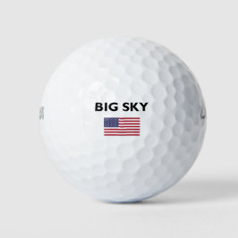 Big Sky USA American Flag Light Color Golfballen